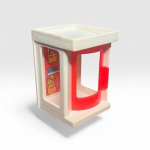 Vintage Fisher-Price Little People Play Family Village Telephone Booth